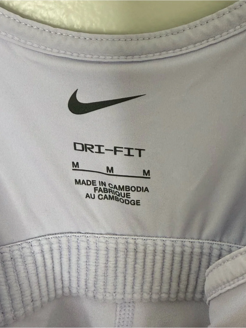 Nike Women’s Medium Dri-Fit Lilac Sleeveless Tennis Dress with shorts